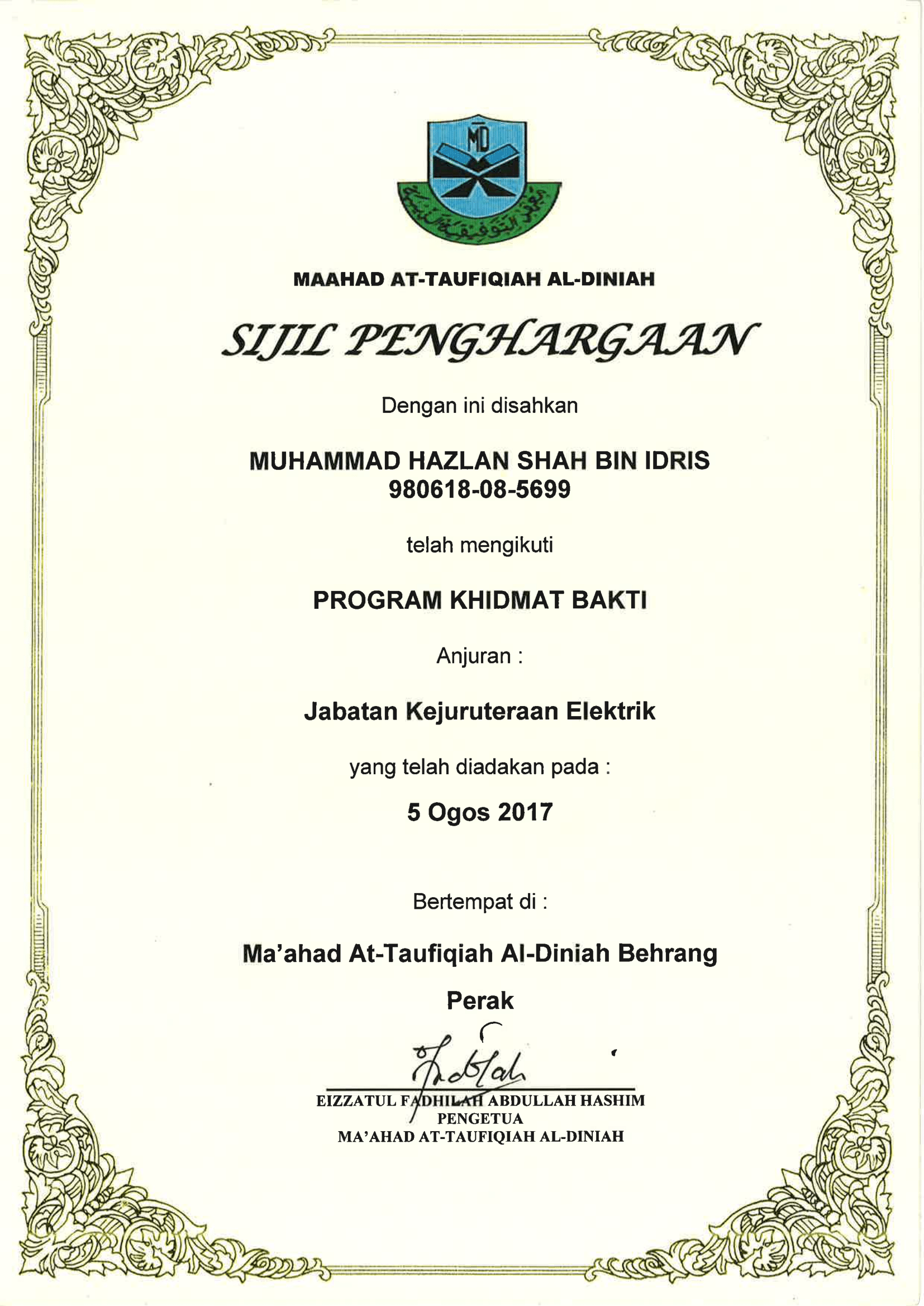 Program Khidmat Bakti